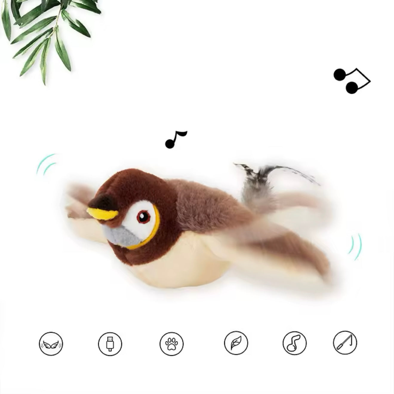 Jouet Oiseau Interactif