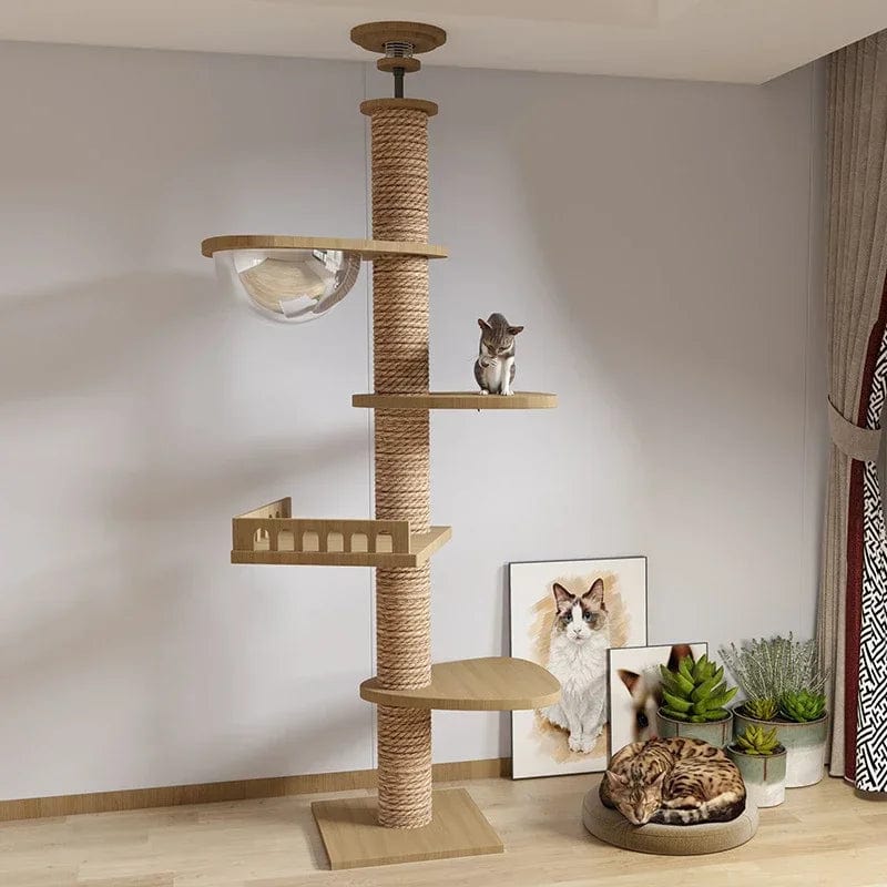 Arbre a Chat en Bois XXL