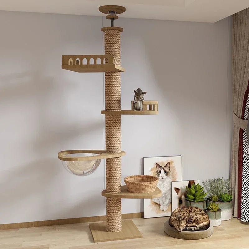 Arbre a Chat en Bois XXL